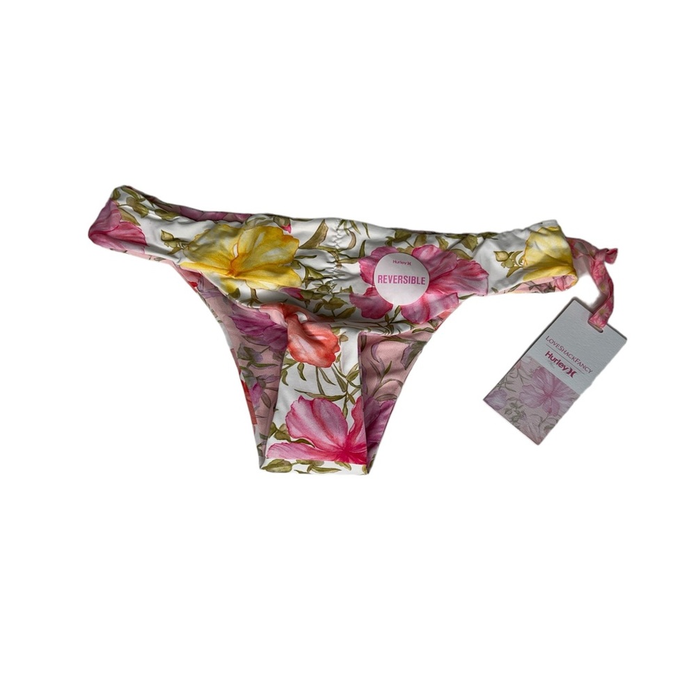 LoveShackFancy x Hurley S cheeky hipster bikini bottoms